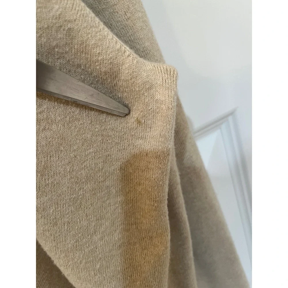 VTG‎ Polo Ralph Lauren Mens XXL Beige 100% Pima Cotton Long Sleeve Polo Sweater